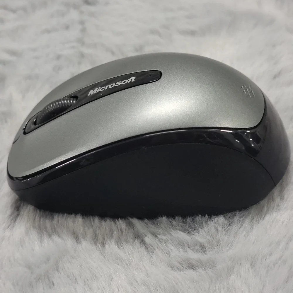 Microsoft Wireless Mobile Mouse 3500 Model‎ 1427 Black Gray with Dongle Tested